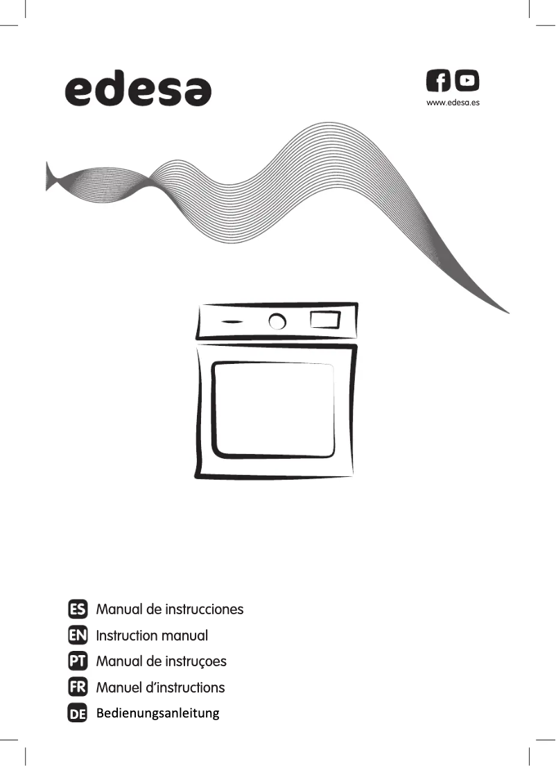 Page n°1 - Manuel utilisateur Edesa EOE-7040 BK