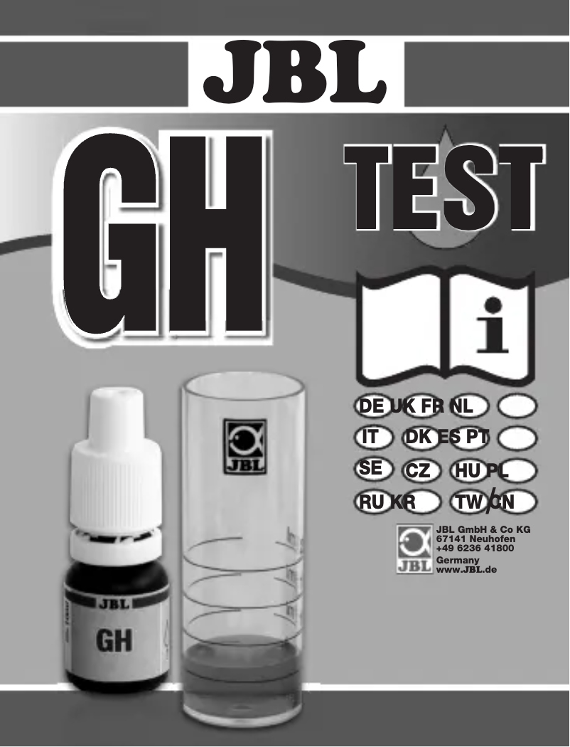 Page 1 de la notice Manuel utilisateur JBL GH Test