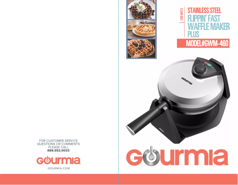 Page 1 de la notice Manuel utilisateur Gourmia GWM460