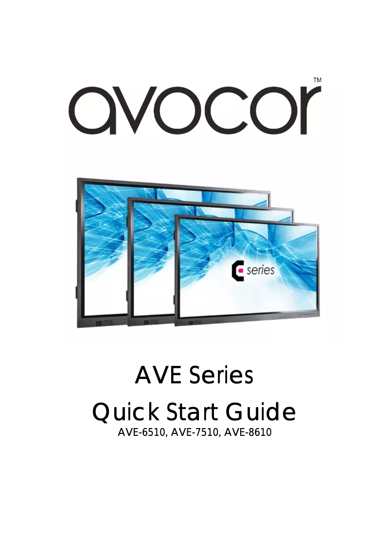 Image de la première page du manuel de l'appareil E6510