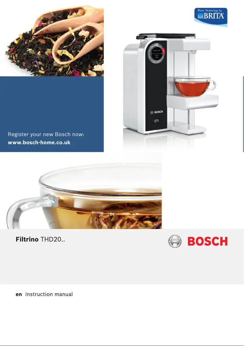 Page n°1 - Manuel utilisateur Bosch THD2063GB