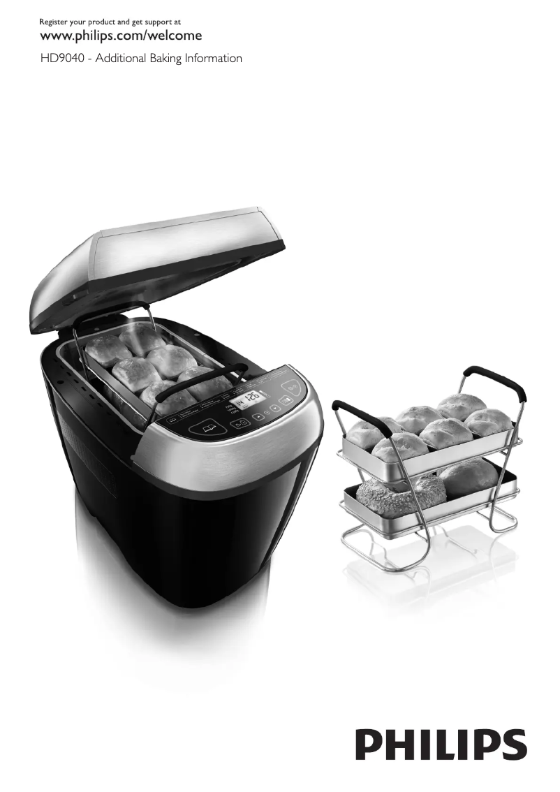 Page 1 de la notice Manuel utilisateur Philips Pure Essentials Collection HD9040