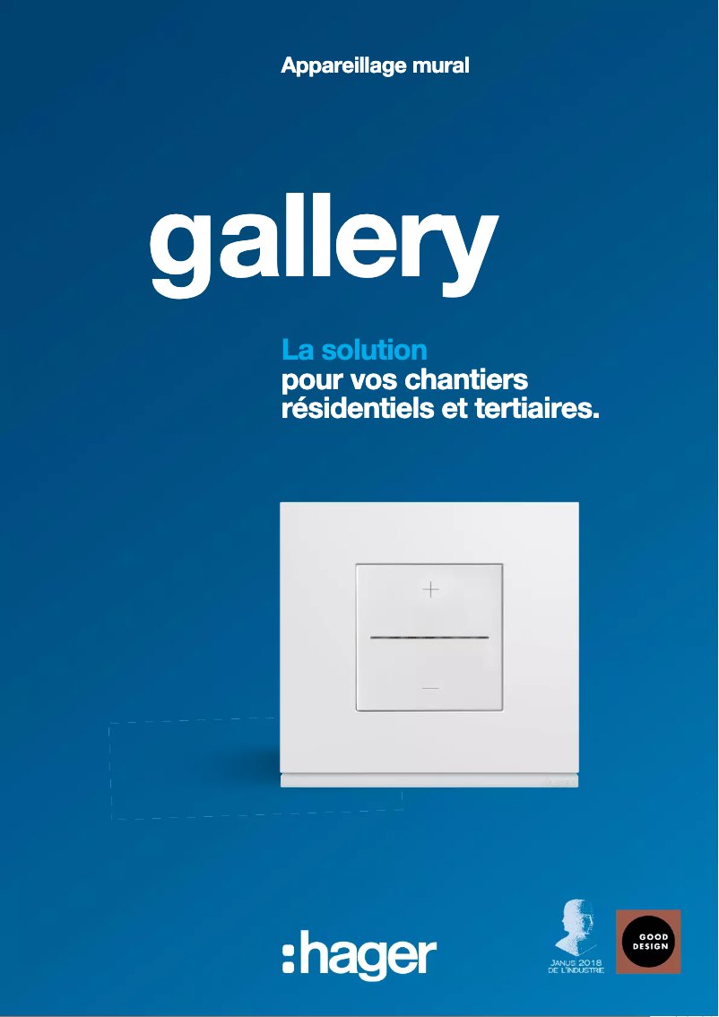 Page 1 de la notice Brochure Hager WXT302