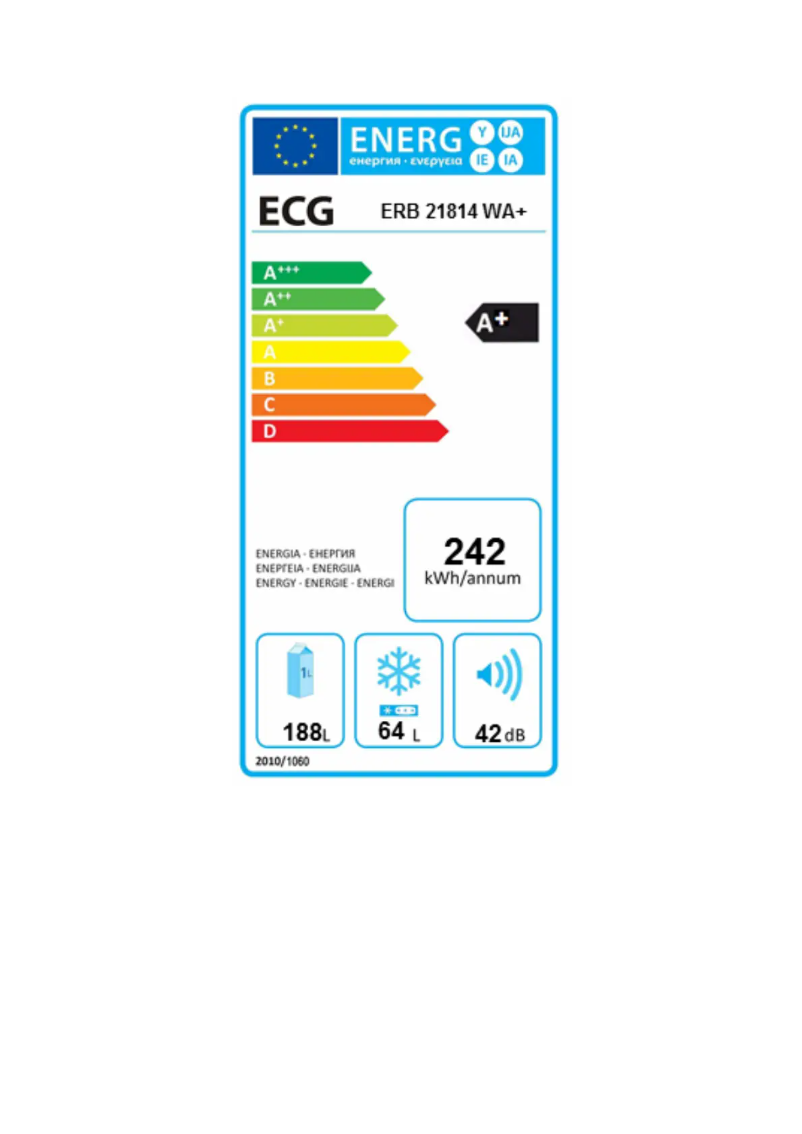 Image de la première page du manuel de l'appareil ERB 21814 WA +