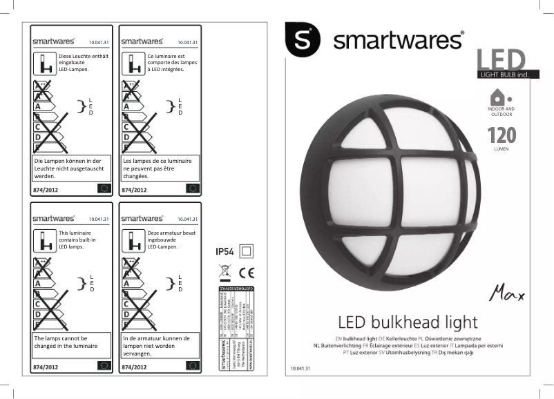 Page 1 de la notice Manuel utilisateur Smartwares GOL-004-HB