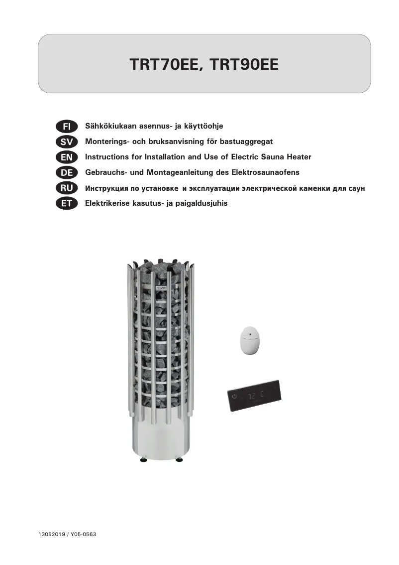 Image de la première page du manuel de l'appareil Glow TRT90EE HTRT9004EE