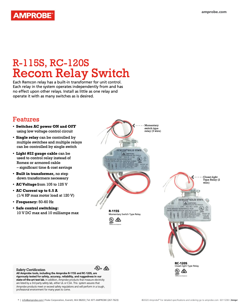 Image de la première page du manuel de l'appareil RC-120S