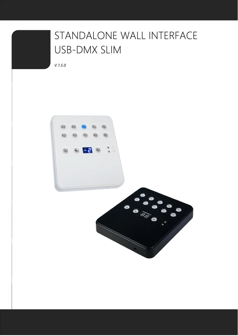 Page 1 de la notice Manuel utilisateur Eurolite LED SAP-1024 Slim