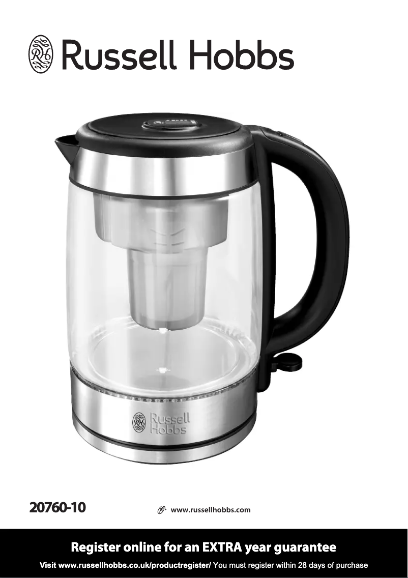 Imagen de la primera página del manual del dispositivo Brita 20760