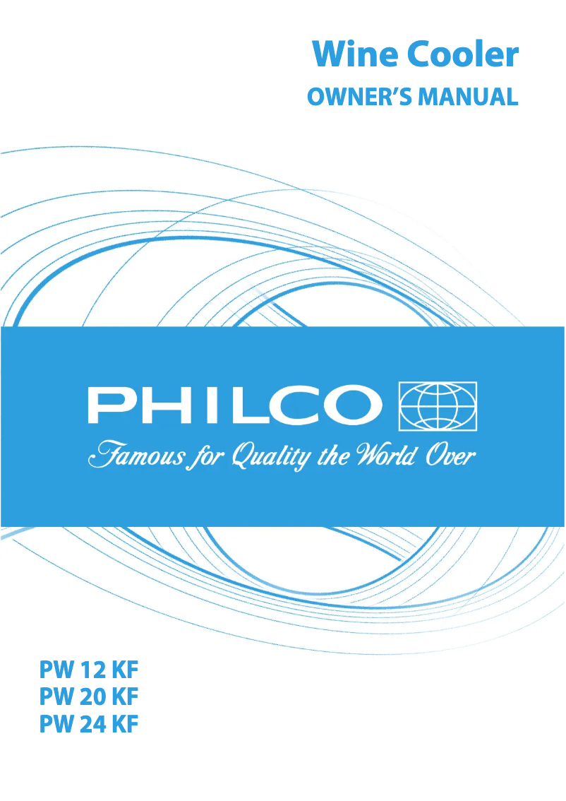 Page n°1 - Manuel utilisateur Philco PW 20 KF