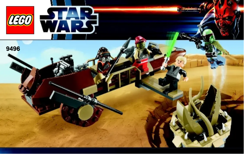 Page 1 de la notice Manuel utilisateur Lego Star Wars 9496