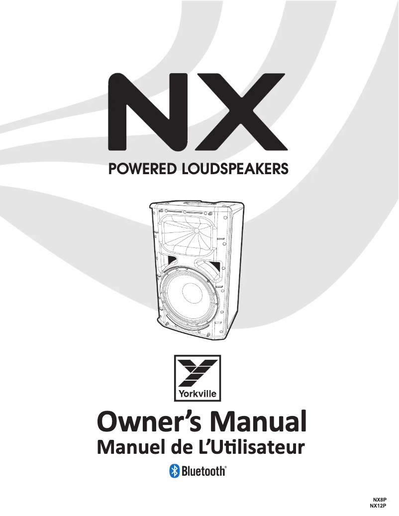 Page 1 of the manual User Manual Yorkville NX8P