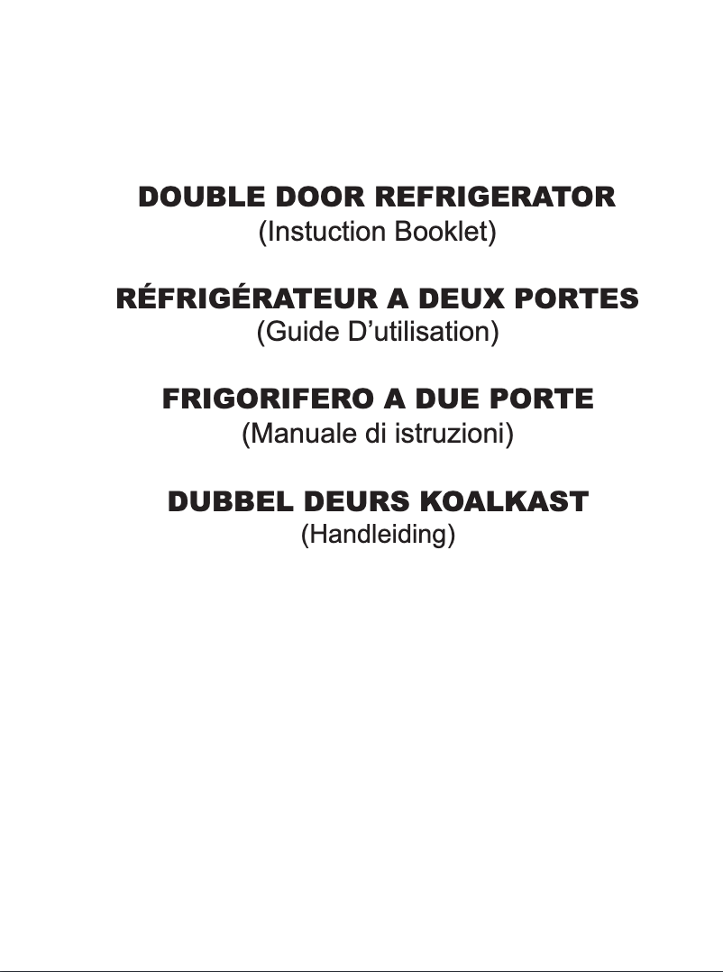 Page n°1 - Manuel utilisateur AYA AFD430WA