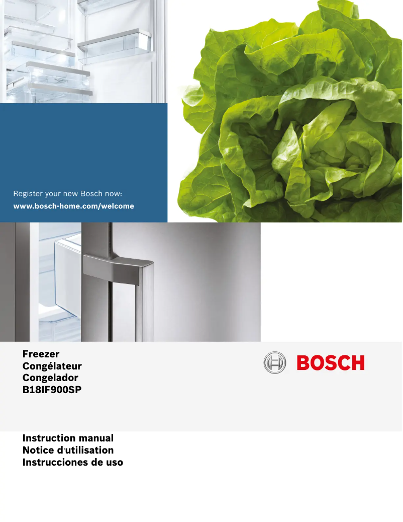 Page n°1 - Manuel d'utilisation et d'entretien Bosch B18IF900SP