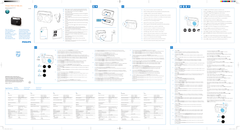 Página 1 del manual Manual de usuario Philips AE2800