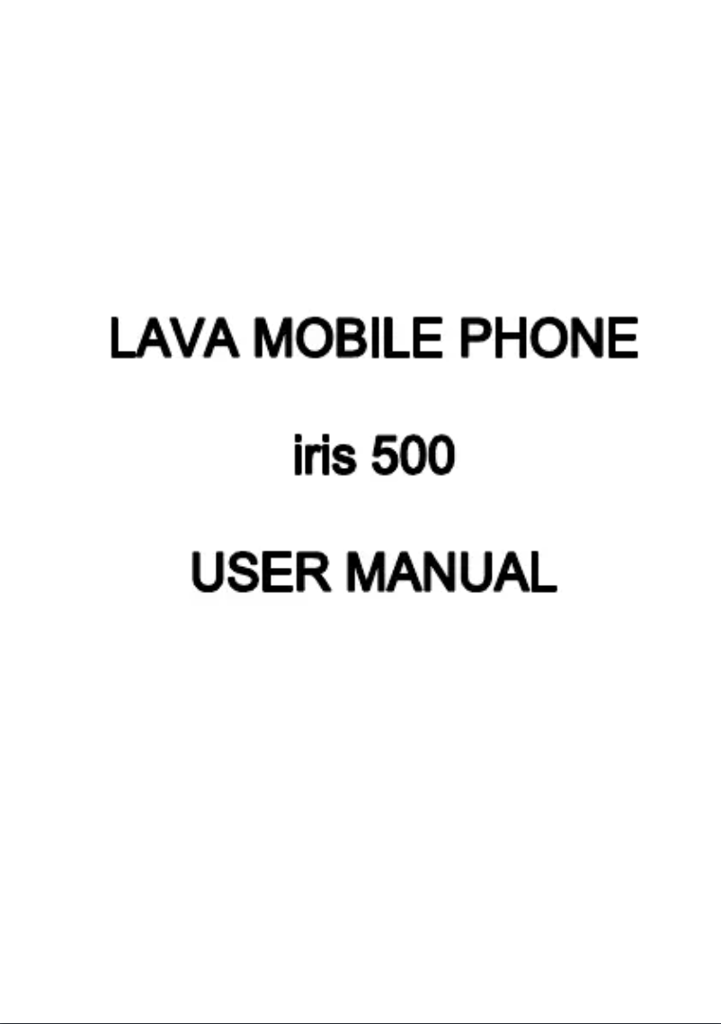 Page 1 de la notice Manuel utilisateur Lava Iris 500