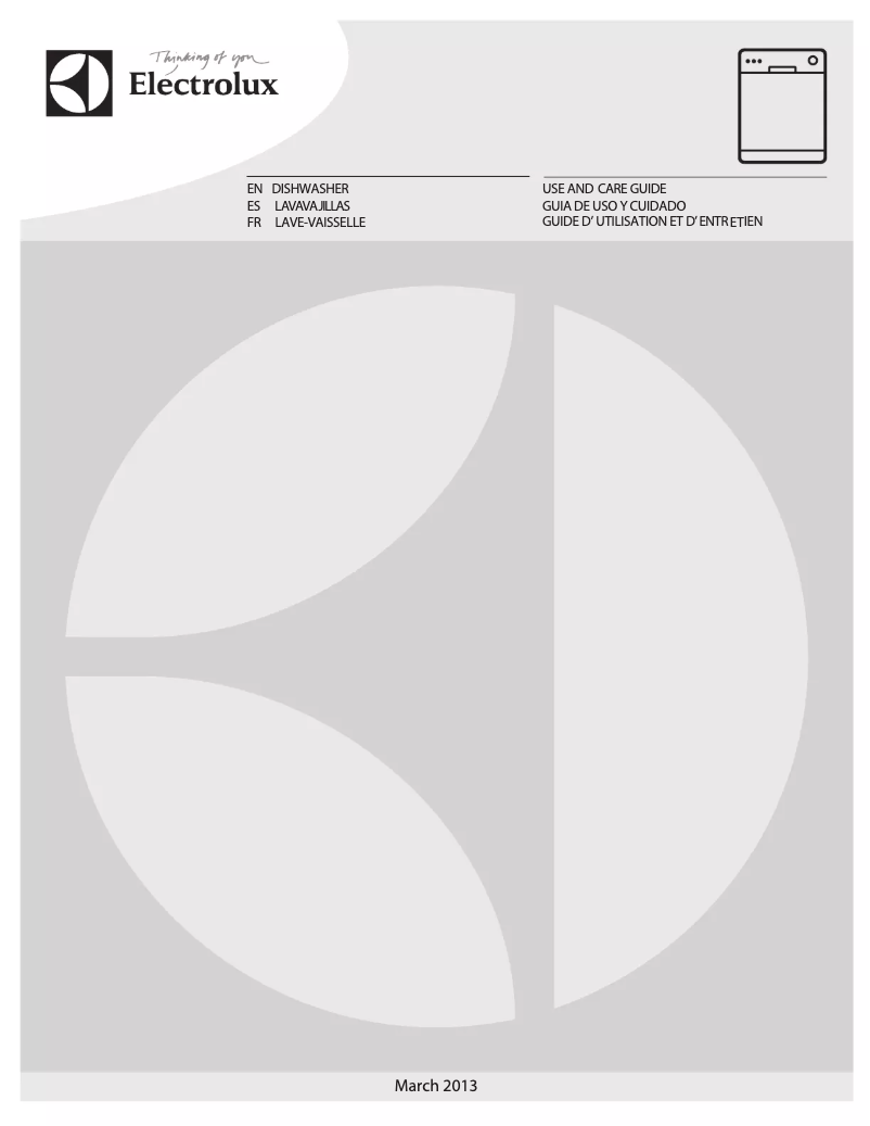 Page 1 de la notice Manuel utilisateur Electrolux EIDW5705PB