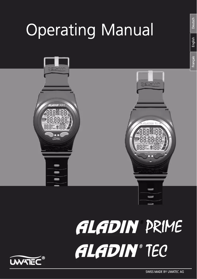 Página 1 del manual Manual de usuario Uwatec Aladin Tec
