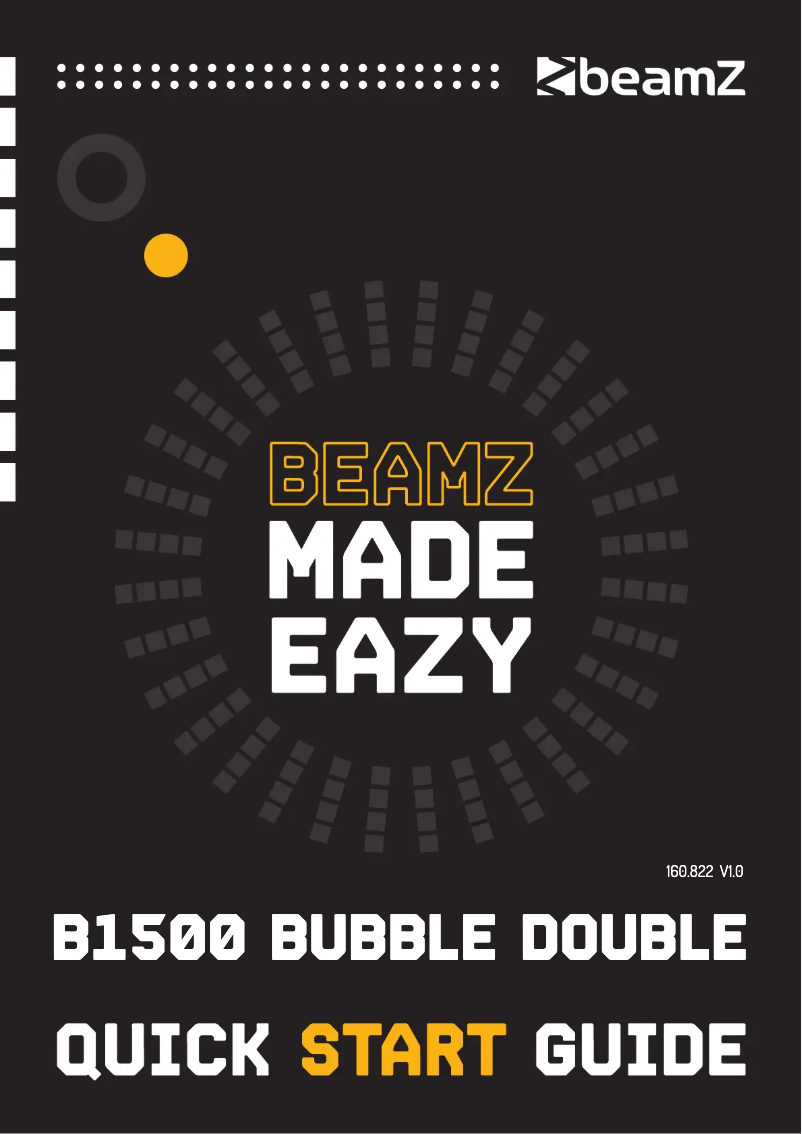 Image de la première page du manuel de l'appareil B1500