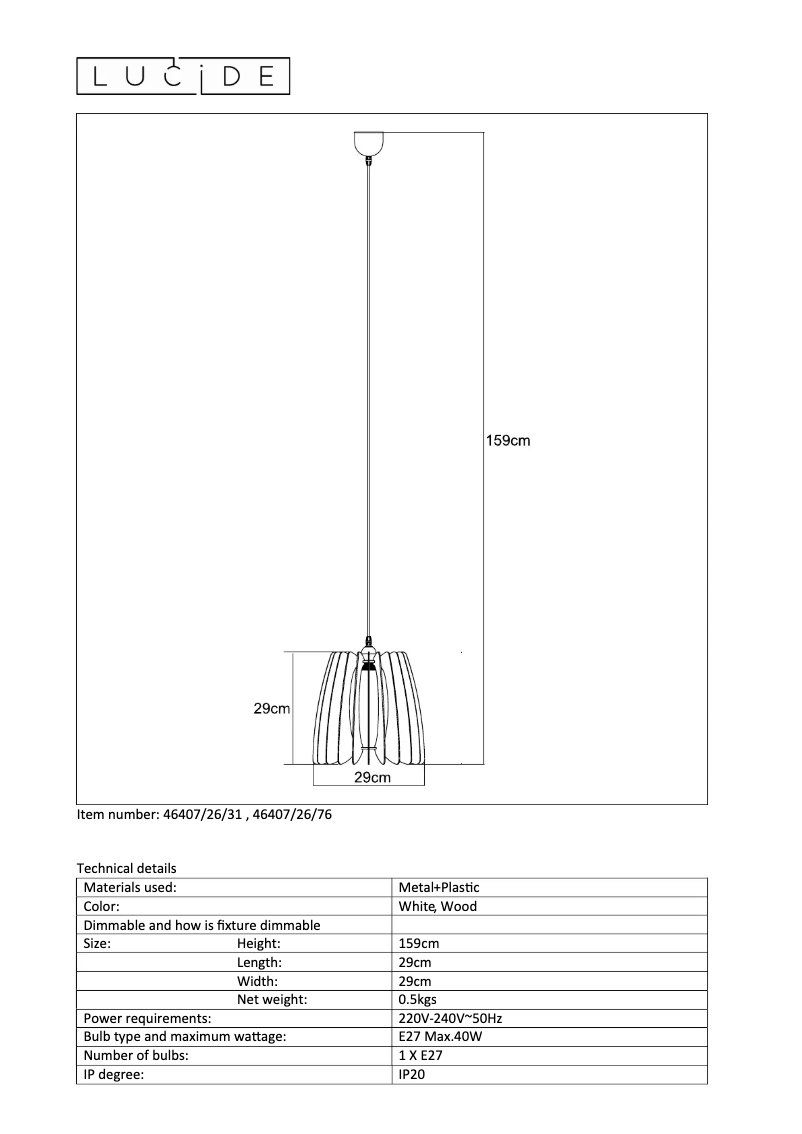 Image de la première page du manuel de l'appareil Etta 46407/26/31