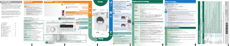 Page 1 de la notice Manuel utilisateur Siemens WT46W248DN