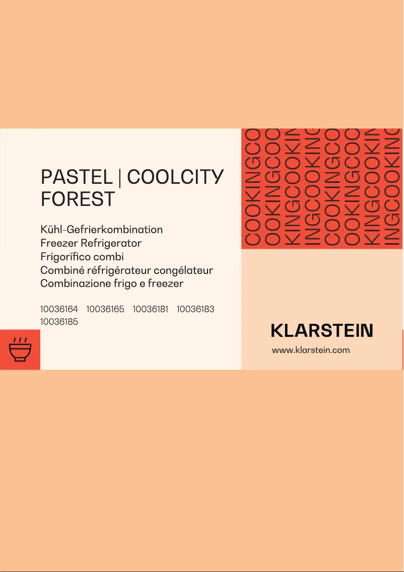 Page n°1 - Manuel utilisateur Klarstein Cool Art