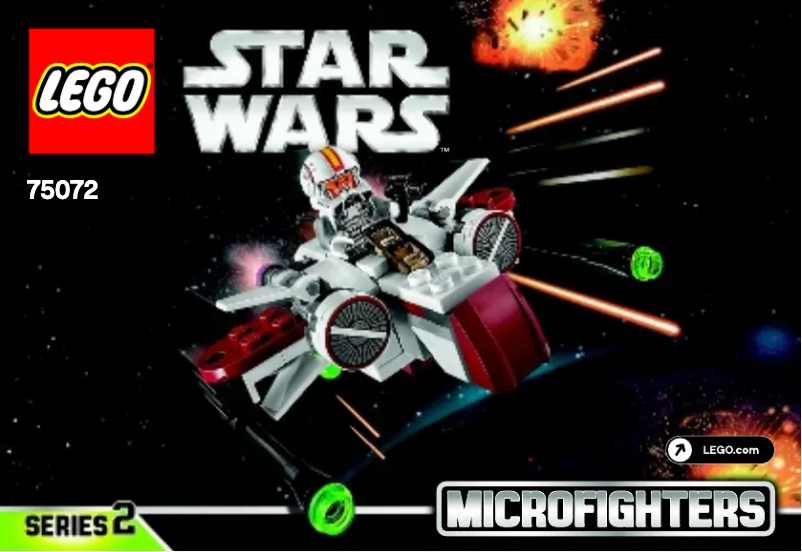 Page n°1 - Manuel utilisateur Lego Star Wars 75072