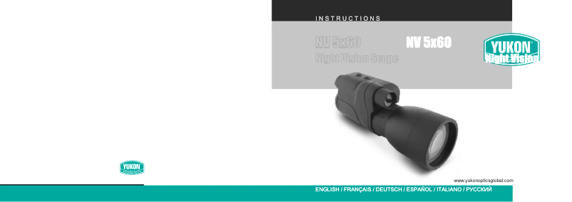 Página 1 del manual Manual de usuario Yukon NV 5x60