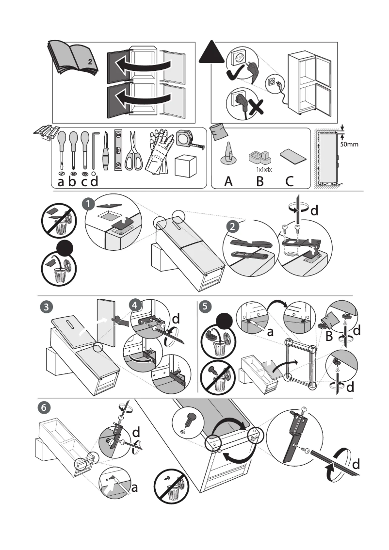 Page 1 of the manual Safety Instructions Whirlpool BLF 8001 OX