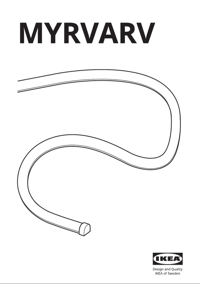 Image de la première page du manuel de l'appareil MYRVARV 303.049.67