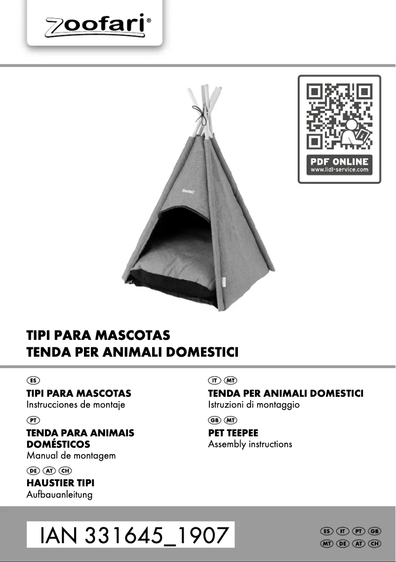 Image de la première page du manuel de l'appareil IAN 331645