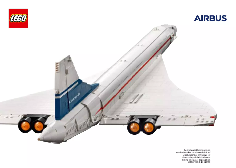 Page n°1 - Manuel utilisateur Lego Airbus Concorde 10318