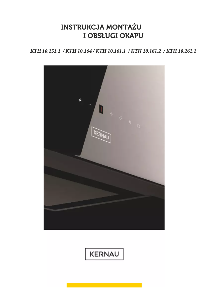 Page n°1 - Manuel utilisateur Kernau KTH 10.164 B