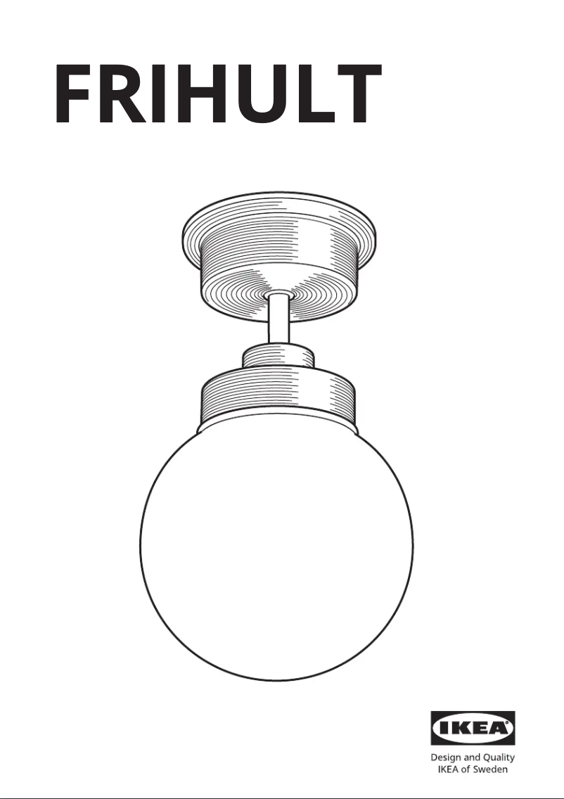 Imagen de la primera página del manual del dispositivo FRIHULT 304.316.49