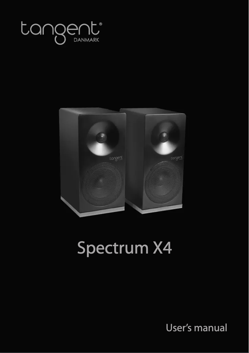 Página 1 del manual Manual de usuario Tangent Ampster X4