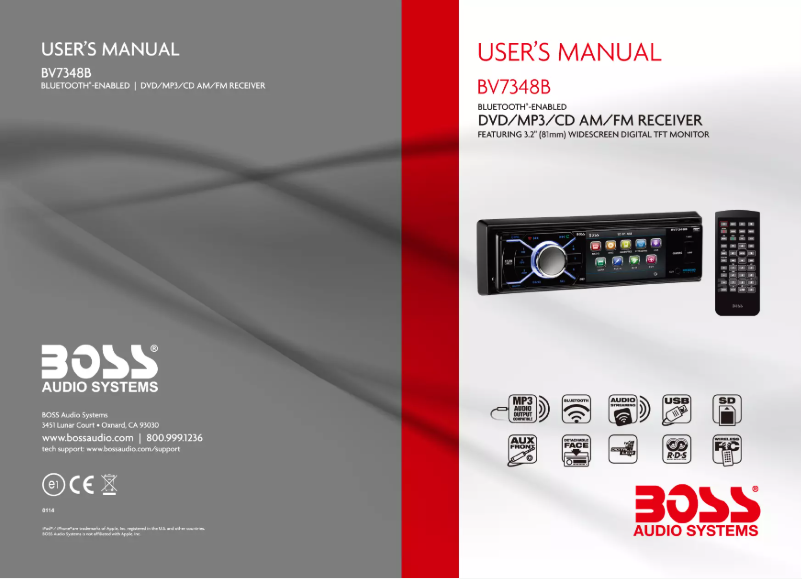 Page n°1 - Manuel utilisateur Boss BV7348B