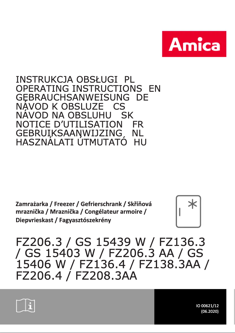 Image de la première page du manuel de l'appareil FZ206.3