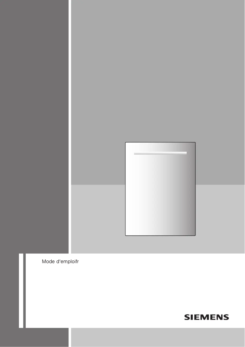 Image de la première page du manuel de l'appareil SM65E331CH