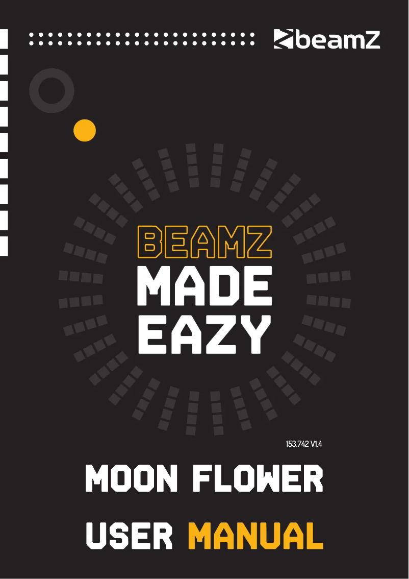 Page n°1 - Manuel utilisateur BeamZ Moon Flower