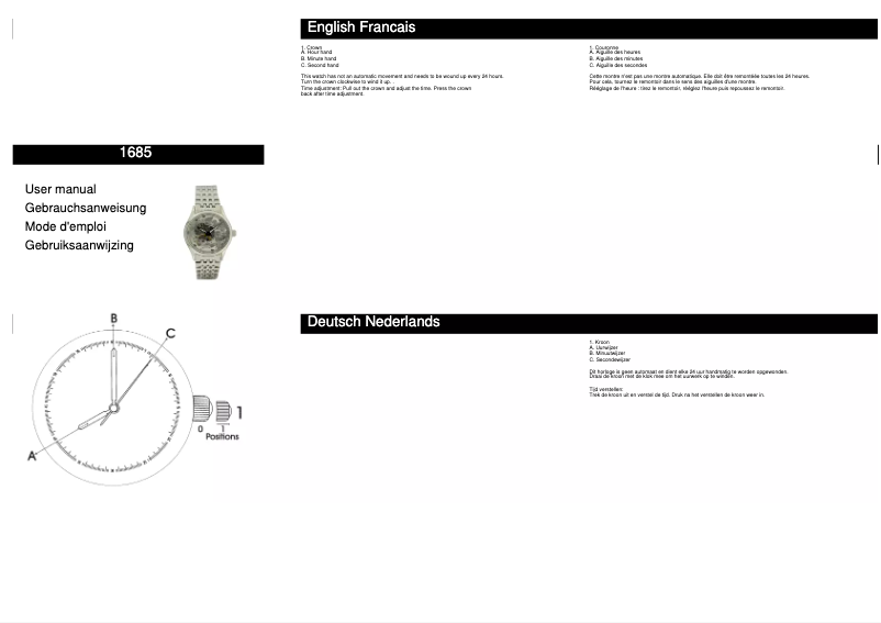 Page 1 de la notice Manuel utilisateur Davis Logan 1685