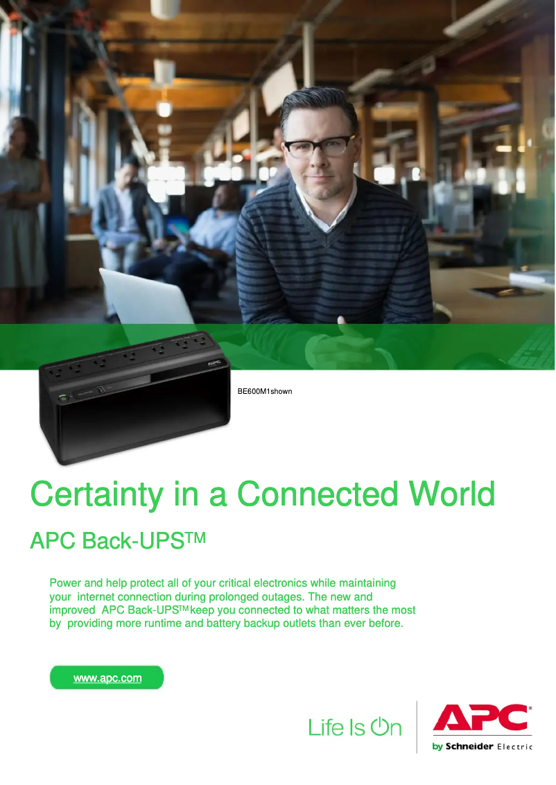 Page n°1 - Manuel utilisateur APC Back-UPS BE850G2