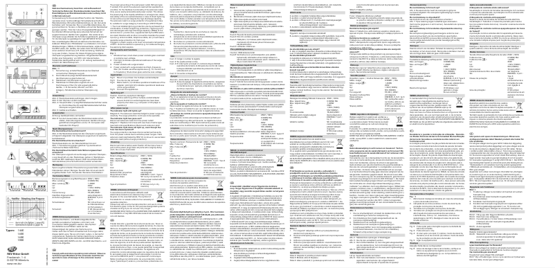 Page 1 de la notice Manuel utilisateur REV 00149661