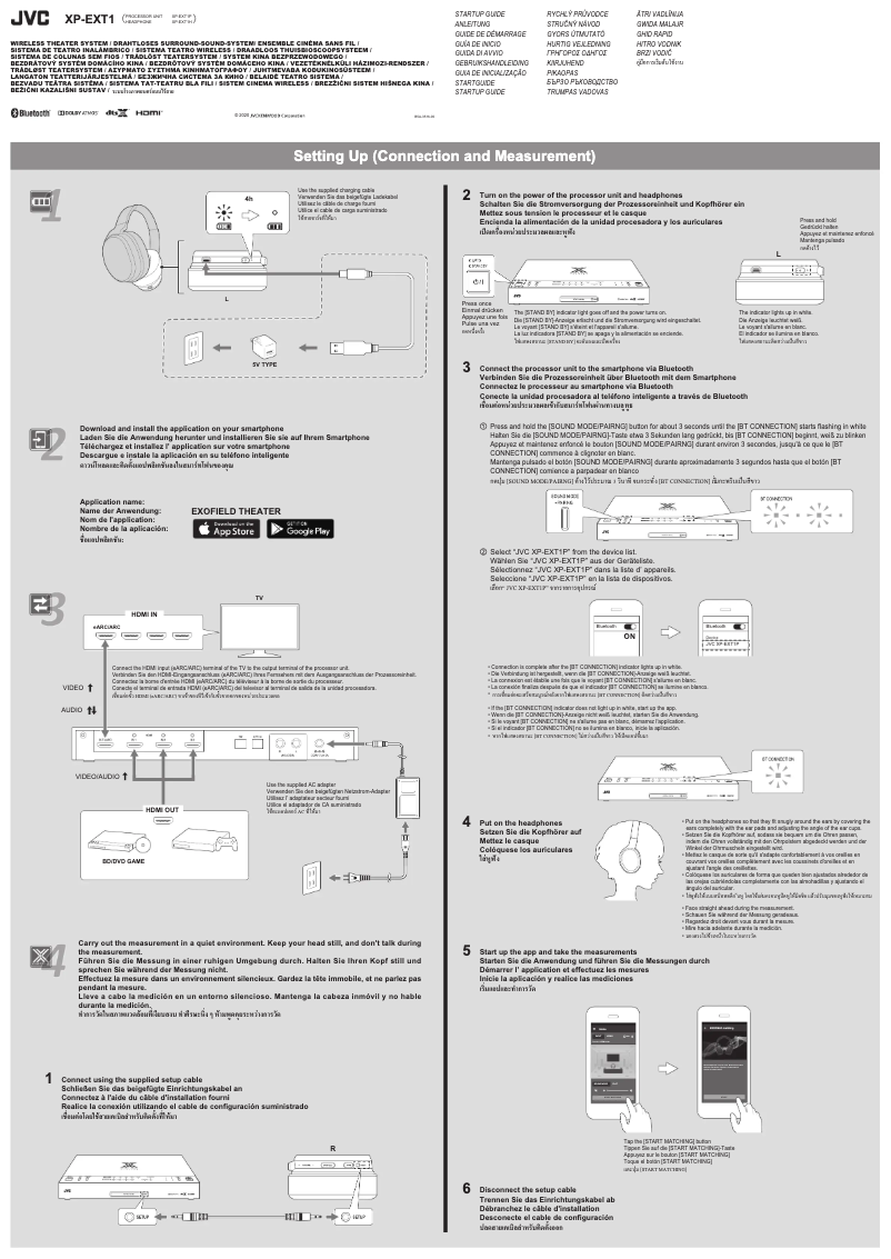 Page n°1 - Manuel utilisateur JVC XP-EXT1