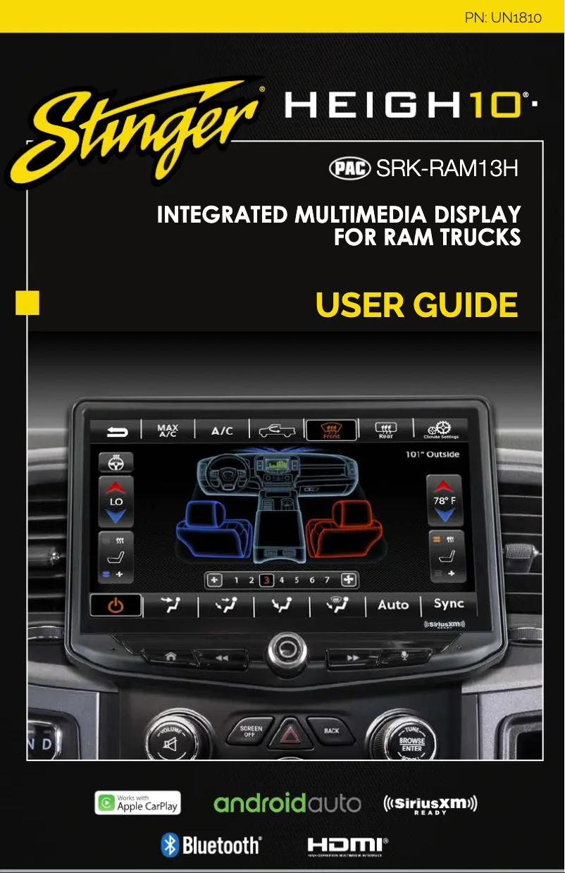 Página 1 del manual Manual de usuario PAC SRK-RAM13H