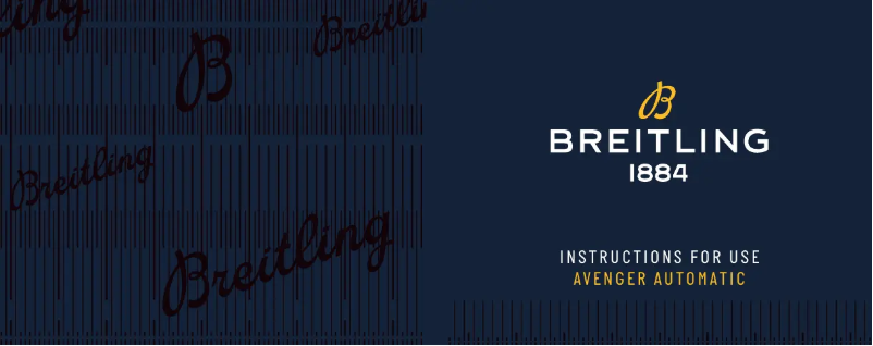 Image de la première page du manuel de l'appareil Avenger Automatic