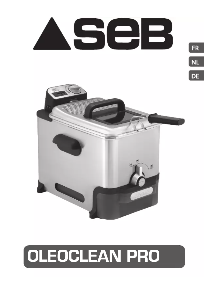 Page n°1 - Manuel utilisateur SEB Oleoclean Pro FR804000