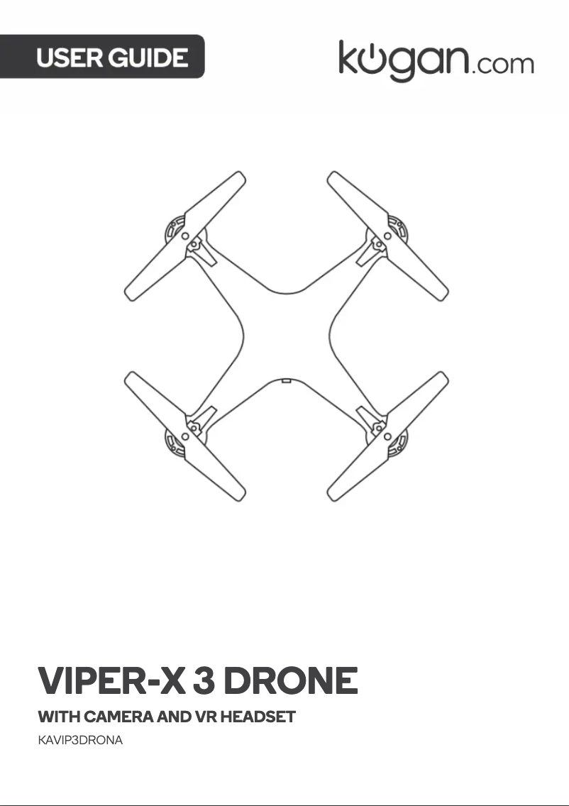 Page n°1 - Manuel utilisateur Kogan Viper-X 3