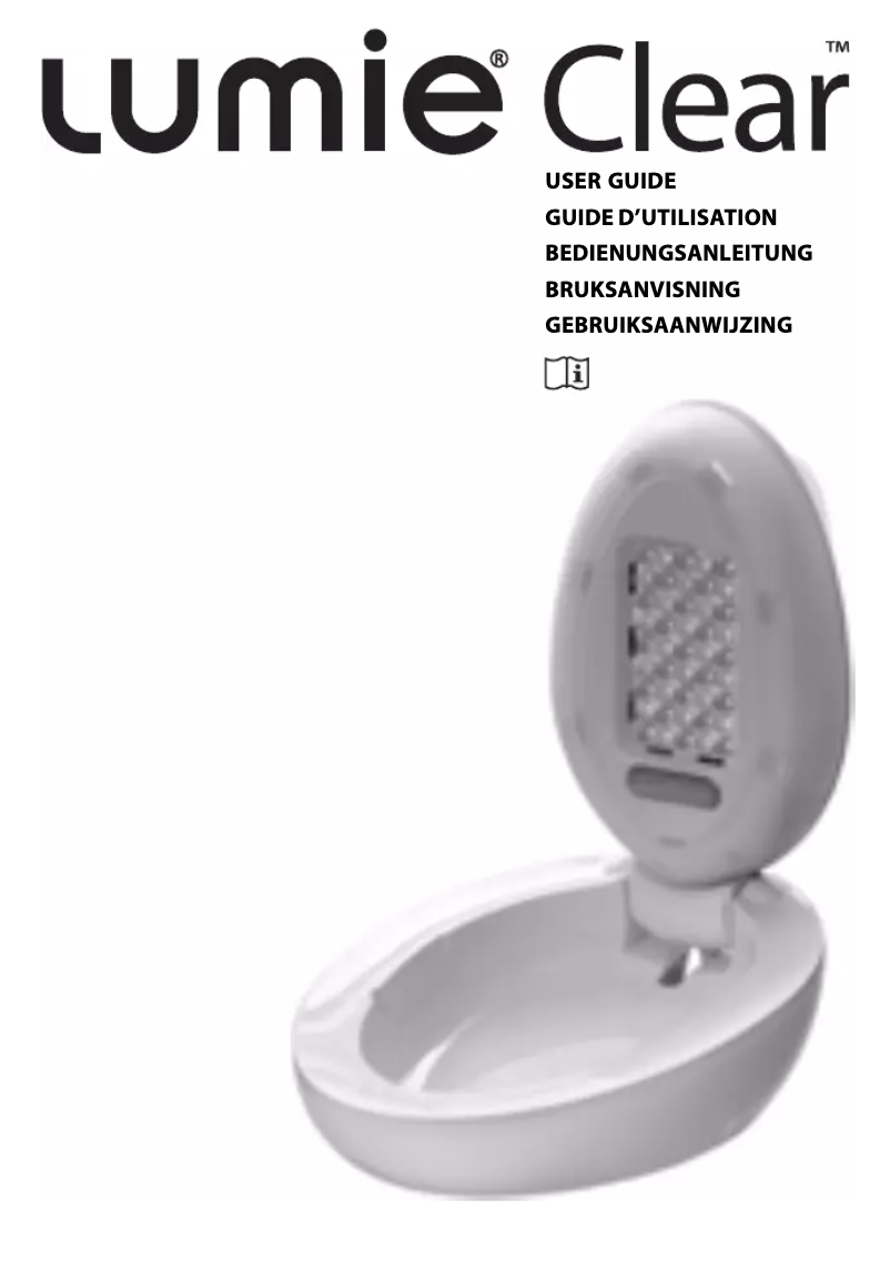 Page 1 de la notice Manuel utilisateur Lumie Clear