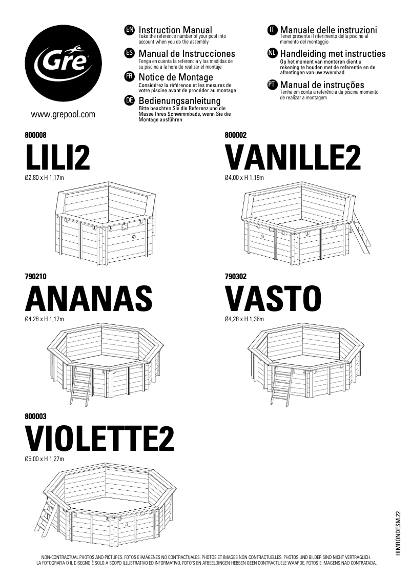 Página 1 del manual Manual de usuario Gre 790302