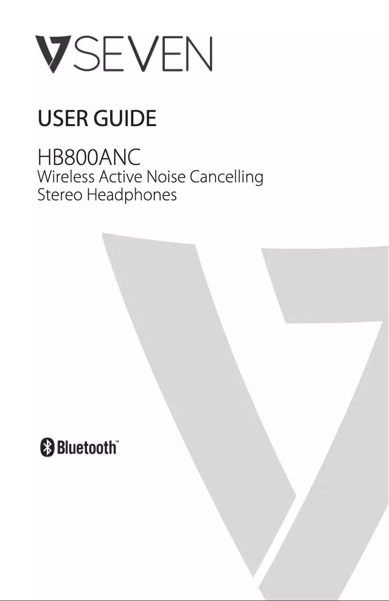 Page 1 of the manual User Manual V7 HB800ANC